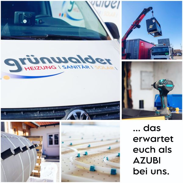 Als AZUBI bei uns erwarten Dich… 
+ ein tolles Team aus erfahrenen und jungen Kollegen 
+ geregelte Arbeitszeiten bei fairer Bezahlung
+ ein zukunftssicherer Job mit festem Einkommen
+ regelmäßige Weiterbildungen 
+ Ein familiäres Arbeitsklima, die Möglichkeit an vielen spannenden Projekte mitzuwirken und 

Hast Du Lust auf einen Job, bei dem du abends siehst, was du geschafft hast? 
Dann bewirb dich gleich bei uns und wir freuen uns darauf dich kennenzulernen.

#familienbetrieb #ausbildungsberuf #handwerkhatzukunft #handwerk #liebezudetail #präzision, #design #gruenwalder_sanitär #gruenwalder #heizung #sanitär #solar #nachhaltig #ökologisch #gruenwalder_haustechnik #ausbildungsbetrieb #badtölz #bad_tölz #badtoelz